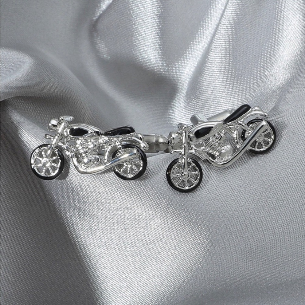Motorcycle Cufflinks - Picture 3 of 11